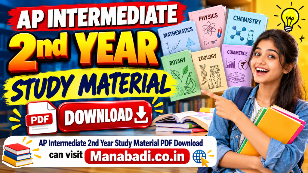 AP Intermediate 2nd Year Study Material PDF Download