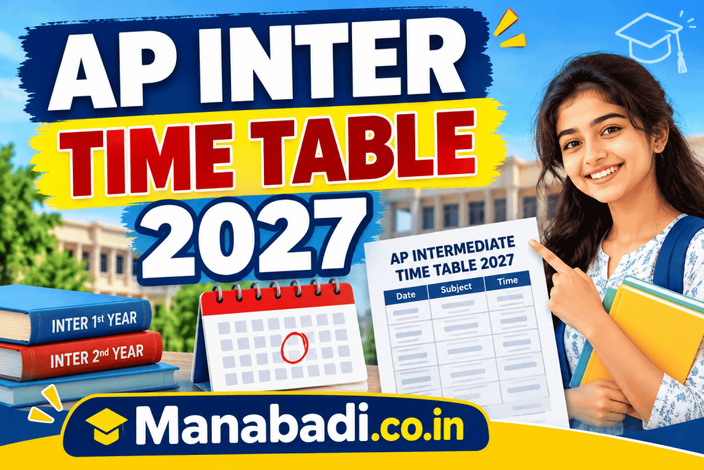AP Inter 2027 Timetable