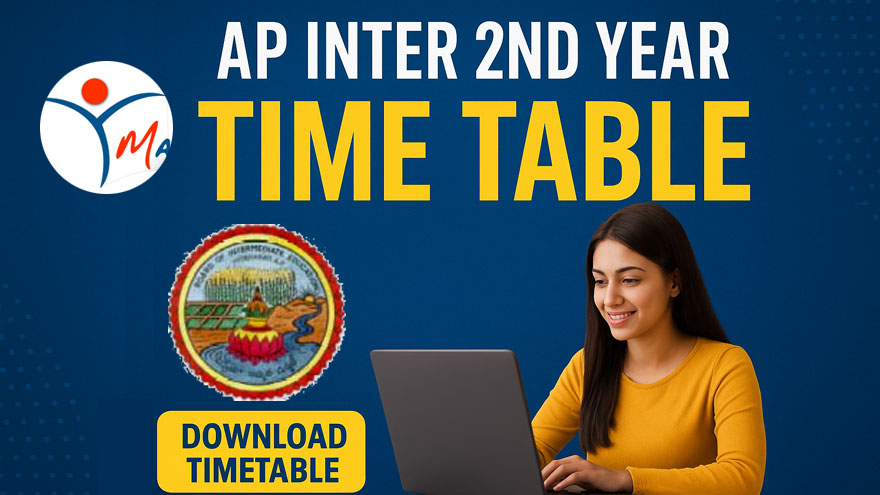 AP Inter 2nd Year Time Table 2026