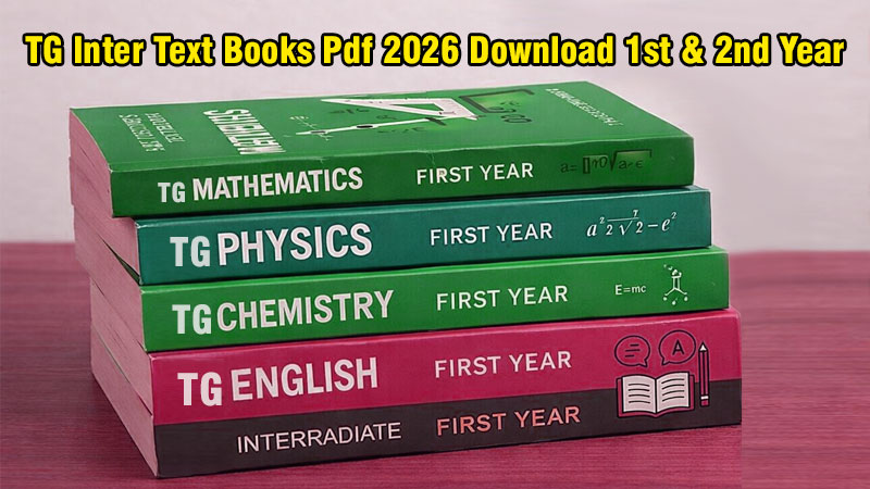 TG Inter Text books PDF 2025-26 Download 1st & 2nd Year