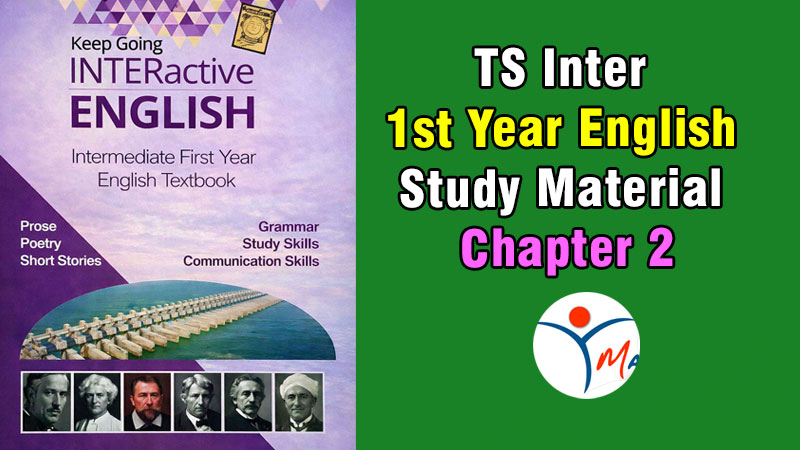 S Inter 1st Year English Study Material Chapter 2