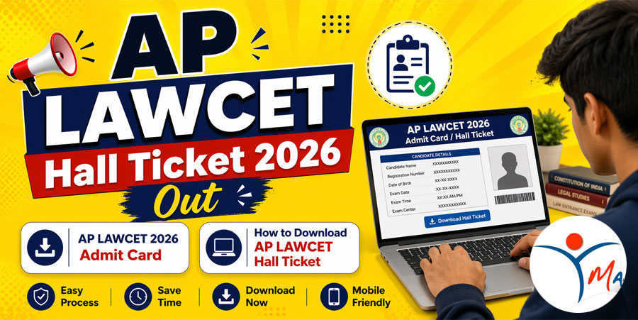 AP LAWCET Hall Ticket 2026 Out: Download Admit Card 2026 Direct Link at manabadi.co.in