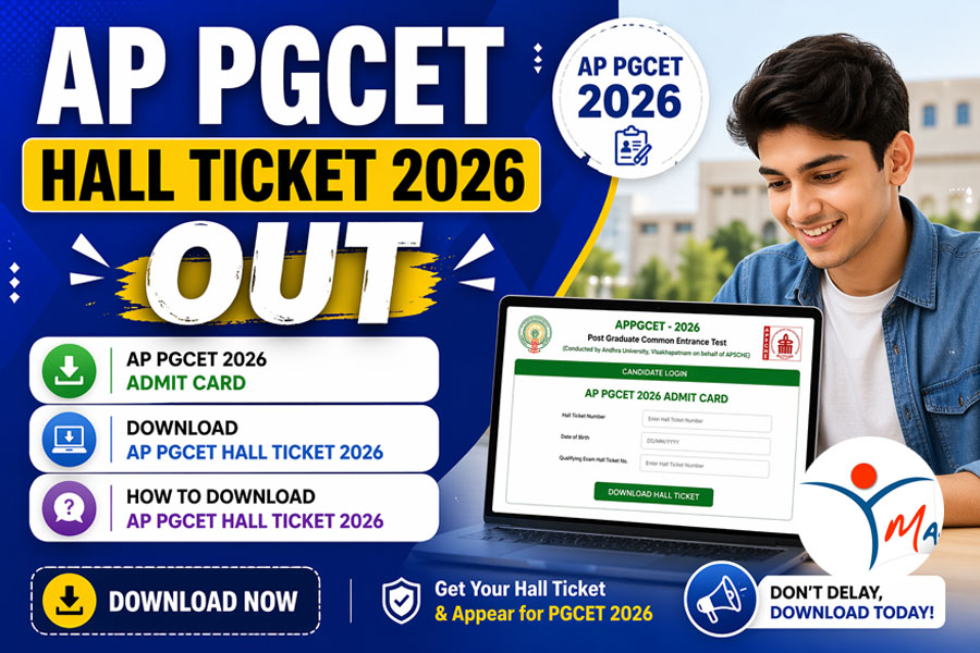 AP PGCET Hall Ticket 2026 Out: Download Admit Card Link at manabadi.co.in