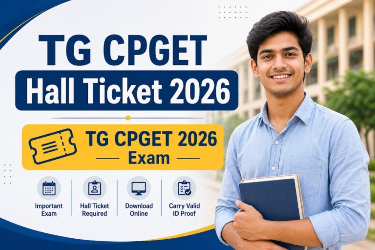 TG CPGET Hall Ticket 2026 Out: Admit Card Released at manabadi.co.in