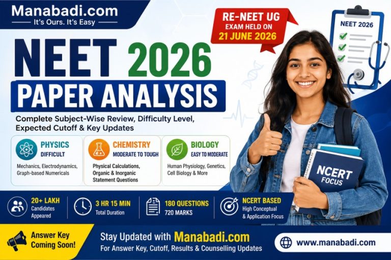 NEET 2026 Paper Analysis Out: Complete Subject-Wise Review, Tougher Than Expected Difficulty Level, Expected Cutoff & Answer Key Updates