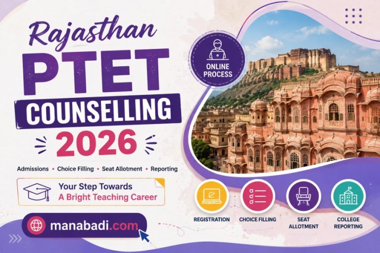 Rajasthan PTET Round 1 Seat Allotment Result 2026 OUT LIVE: Download Allotment Letter, Direct Link at Manabadi.co.in