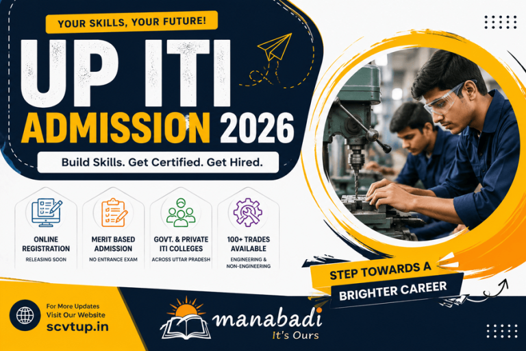 UP ITI Admission 2026: Registration, Eligibility, Merit List, Counselling, Important Dates & Application Process