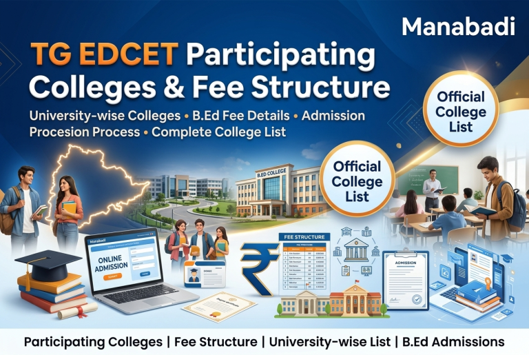 TG EdCET Participating Colleges List & Fee Structure 2026: TS Edcet, Government & Private B.Ed Colleges List, Annual Fees, Eligibility