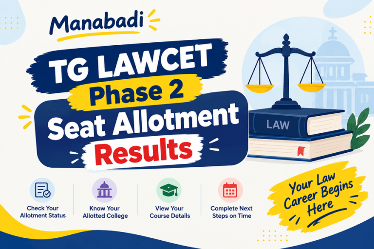 TG LAWCET Final Phase Spot Admissions 2026: Institutional Registrations Open, Check College-Wise Deadlines and Final Reporting Guidelines