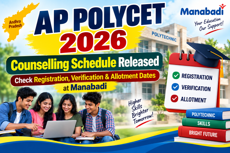 AP POLYCET 2026 Seat Allotment OUT: Spot Admission, Seat Allotment, Option Entry at manabadi.co.in