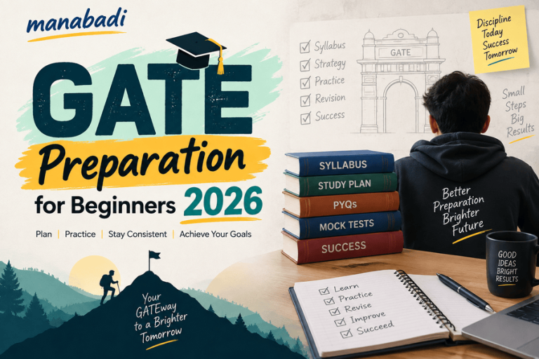 GATE Preparation for Beginners 2026: Complete Step-by-Step Study Plan, Strategy & Preparation Tips