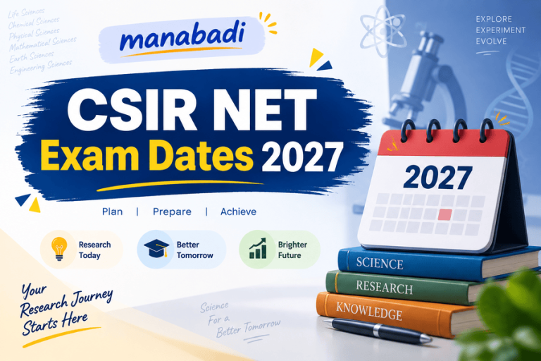 CSIR NET Exam Dates 2027: June & December Schedule, Notification, Application and Exam Details