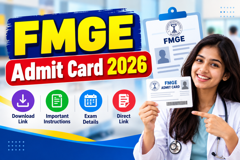 FMGE Admit Card OUT: Download Hall Ticket at natboard.edu.in, Exam Date, Steps to Download