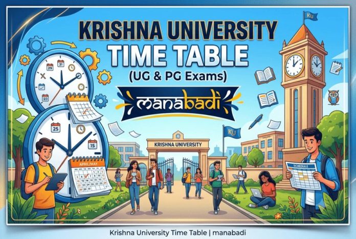 Krishna University Time Table